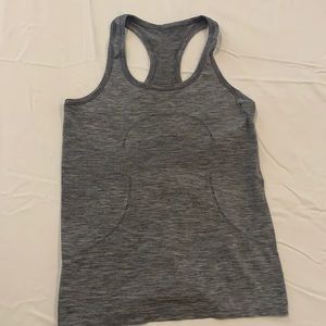 Lululemon Swiftly Tech gray racerback tank size 8